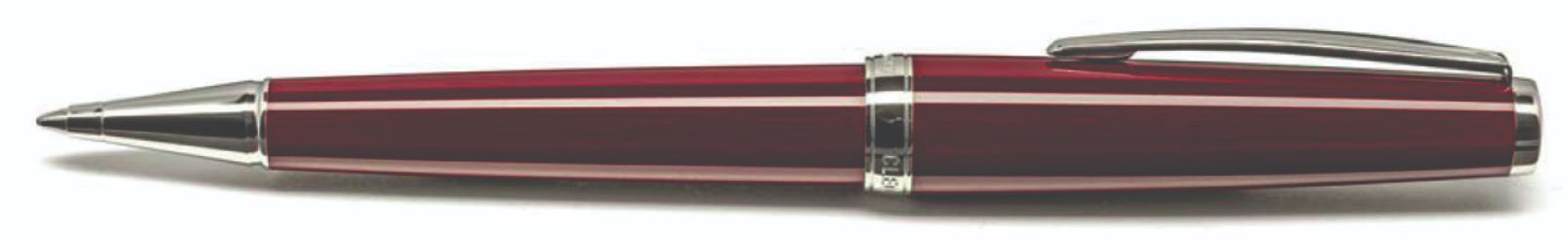 Cleo Pens CLASSIC PALLADIUM Drehkugelschreiber Bordeaux Ball pen